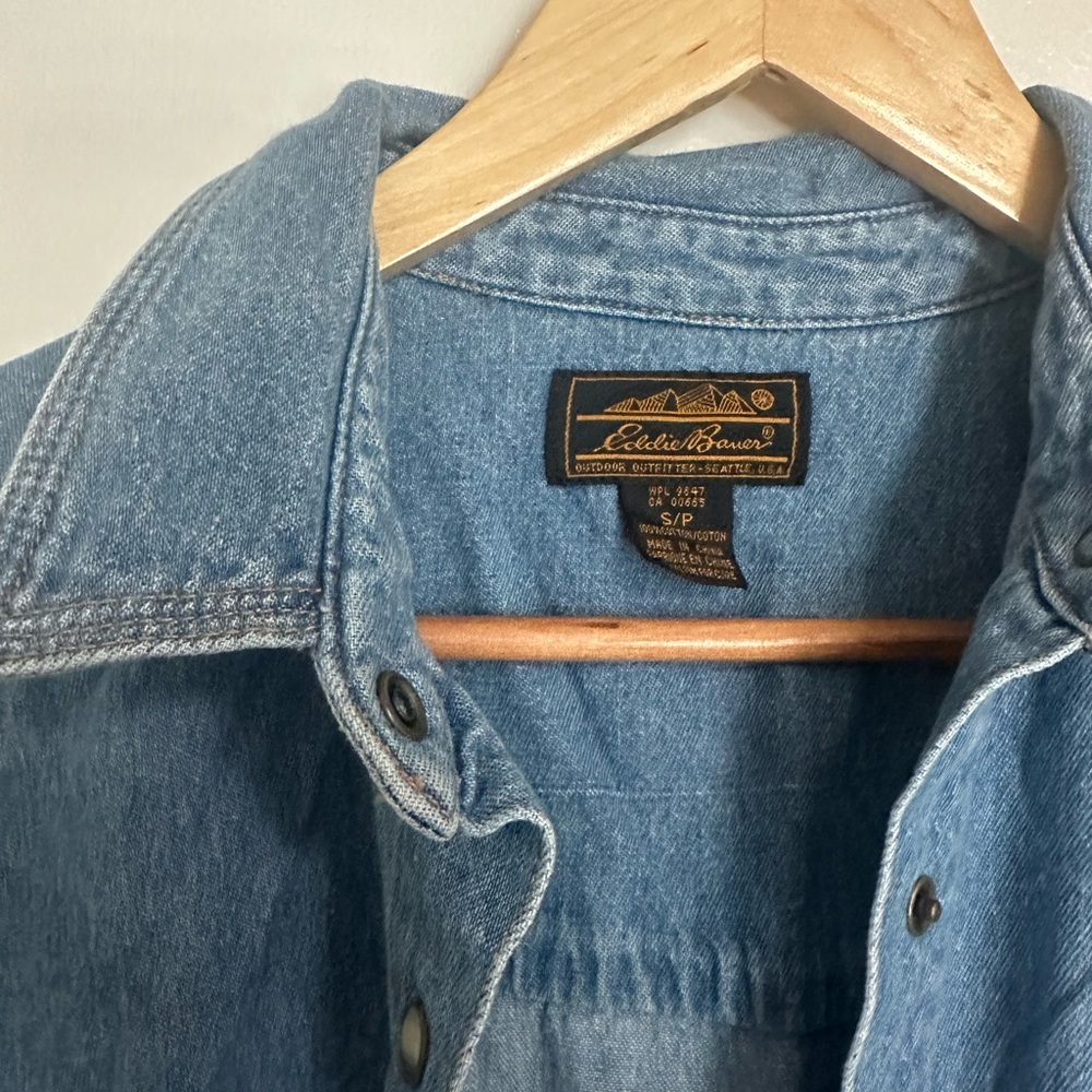Vintage Eddie Bauer Blue Denim dress - Picture 2 of 3